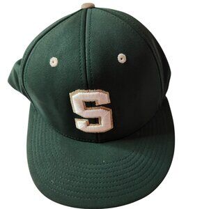 Spartans Baseball Cap hat Green Embroidered Adjustable Strap SM-MD Richardson